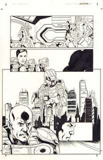 Juan Castro - Original Art Page  - HALO : Escalation #3  - Page 8  - Dark Horse / Microsoft  - (2015)