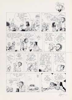 Jannin | Germain et nous, planche-gag n°78 à l’encre de… | AZ auction