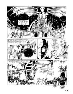 Druillet | LOANE SLOANE. Tome 1. Le mystère des abîmes. Planche 38 pour ce | Coutau Bégarie