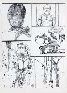 Crepax | Valentina, planche n°56 à l’encre de Chine sur… | AZ auction