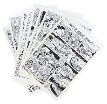 Sirius | Lot 586 - Pemberton, planches n°1 à 9 à l’encre de… | AZ auction