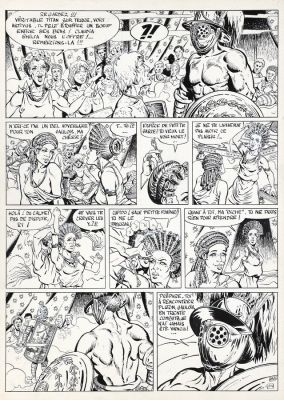 Masson | Celtil, planche n°24 à l’encre de Chine et à… | AZ auction