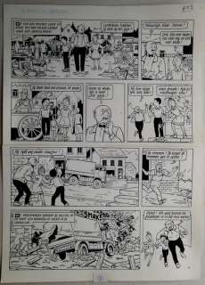 Vandersteen, Willy | Originele Openings-pagina (p.1)  - Suske en Wiske  - De wervelende waterzak  - (1988) | Catawiki