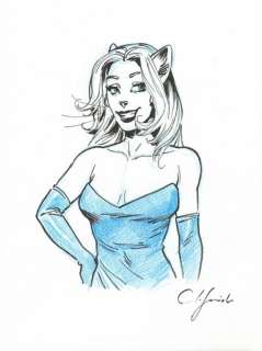 Guarnido. Illustration originale Blacksad | BDEnchères