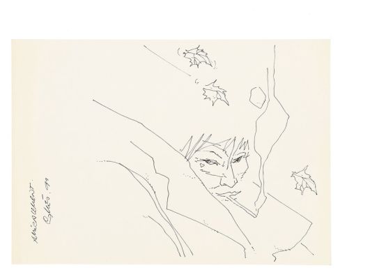 Comès | Lot 037 - Les Larmes du tigre, illustration au feutre… | AZ auction