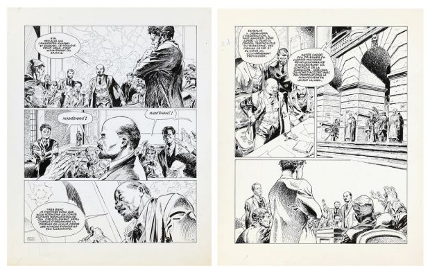 Parras | Les Grands capitaines, planches n°37 et 38 à… | AZ auction