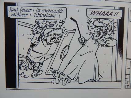 Geerts, Paul | Originele pagina (p. 42)  + Luxe groot formaat album  - Suske en Wiske  - De zeven schaken (1995/2014) | Catawiki