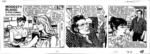 Neville Colvin | Modesty Blaise strip 6136 (1985) | ComicArt.dk