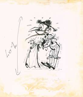 TABARY Jean  - Iznogood  - Dessin original représentant le héros sous forme de [...] | Vermot et Associés