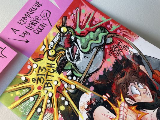 Katie Cook - Dungeon Crawler Carl #0 Katie Cook cover w/ remarque - Sluggalo