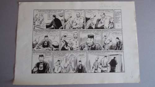 Dell’acqua, Edgardo | original plate Gim Toro  - "La bisca di Fu-Yeng" (1948) | Catawiki