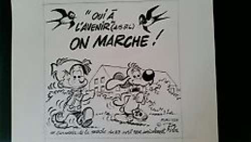 Roba | Dessin original  - Boule et Bill  - (1994) | Catawiki