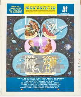 MAD Fold-In - "Which epic space battle will prove to be the bloodiest?" AL JAFFEE | misc / divers
