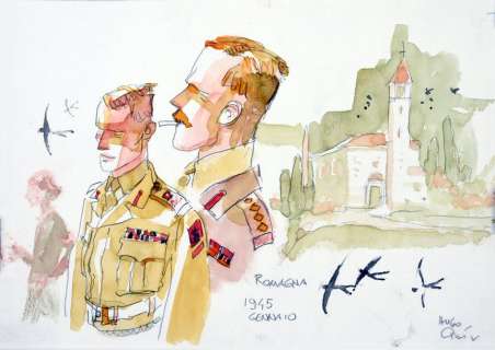 Pratt, Hugo (1927 - ... | Romagna, 1945 Gennaio (Soldats en Romagne, janvier... | Coutau Bégarie