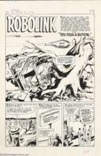 Carl Pfeufer - Original Art Complete Story for Spyman #2 "You Push a Button" (Harvey, 1966). This is the - | Heritage