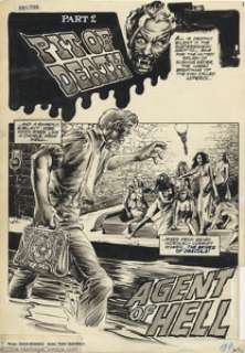 Tony DeZuniga - Original Art for Dracula Lives #11, Complete 11 Page Story, Part 2 of "Pit of Death" - | Heritage