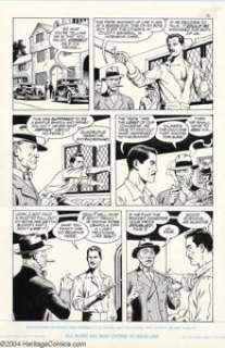 Russ Heath - Rocketeer Movie Adaptation, Lot of 4 Pages Original Art (1991). Includes pages 13, 29, 60, and 64. - | Heritage