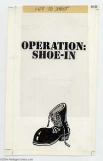Antonio Prohias - Third Dossier of Spy Vs. Spy Complete 6 page story "Operation: Shoe-In" Original Art - | Heritage