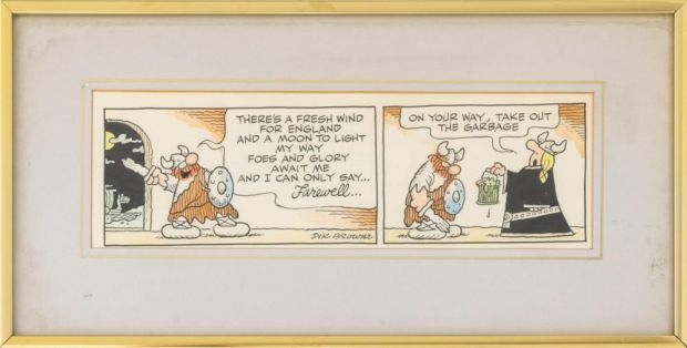 Lot 241 - Dik Brown "Hagar the Horrible" Comic Strip | misc / divers