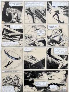 SIRIUS L’épervier bleu Planche de fin de l’album Les pirates de la stratosphère... | Vermot et Associés