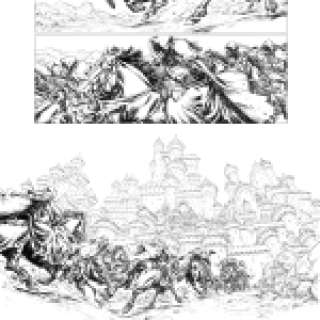 Jérôme Lereculey | WOLLODRÏN, tome 9, page 53 42 x 59 cm, encre de chine | A la marge