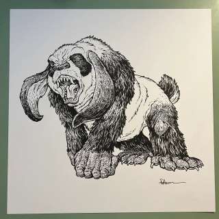 David Petersen | Lop-eared Pandrilla Original Art (FRAMED) | David Petersen