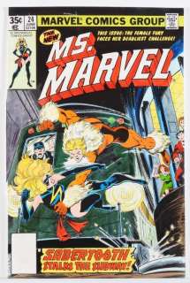 Unreleased 1979 Marvel Comics Ms. Marvel #24 Cover | Bruneau & Co. Auctioneers