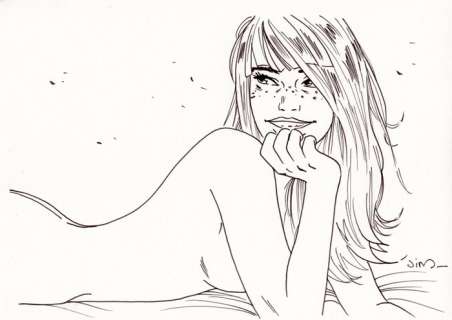 Jim (Terrasson, Thierry) | Original illustration  - Marie  - Een nacht in Rome | Catawiki