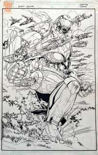 Larry Stroman Ken Lashley Carlos Cuevas - Black Panther Annual 1 Splash (Marvel, 2008)