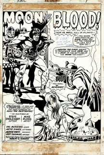 Mike Ploog, Sal Buscema - Kull #12 Splash (Sweet Rare 1973 Ploog Splash!)