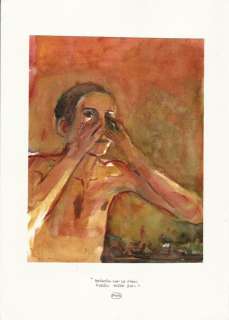 Gipi (Aka Gian Alfonso Pacinotti) | original illustration "Ragazzo con le Mani negli Occhi suoi" | Catawiki