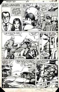 Barry Windsor Smith | Machine Man #1 P 18 (Beautiful Barry Smith Linework From This Very First Issue!) 1984 | Romitaman