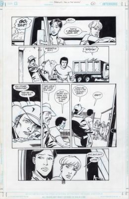 Preacher: Tall in the Saddle Original Art Pg. 28 Steve Dillon & John McCrea Art