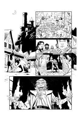 Pablo de Bonis | Red Sonja issue 1, page 1 – ARTIST PROOF | NRisso Art