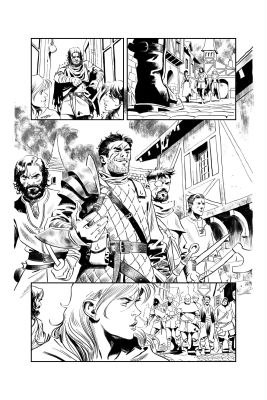Pablo de Bonis | Red Sonja issue 1, page 19 – ARTIST PROOF | NRisso Art