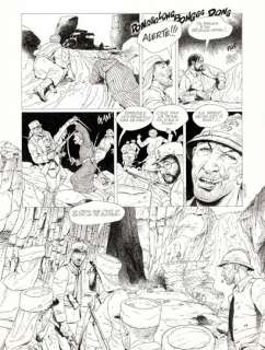 Daniel Hulet - lot 409 - Les chemins de la gloire, La kermesse ensablée, planche…