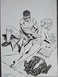 Santucci, Marco & Bianchini, Marco - unpublished original cover for Mister No 