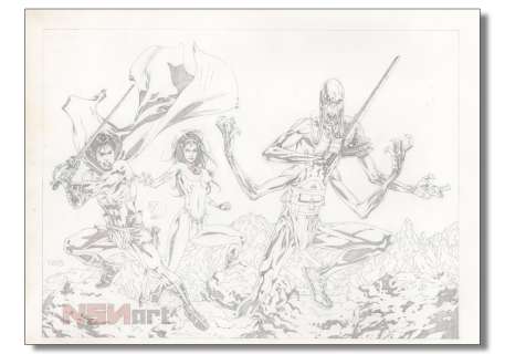 Timothy Green II | John Carter Warlord of Mars Page Commission | NSNart