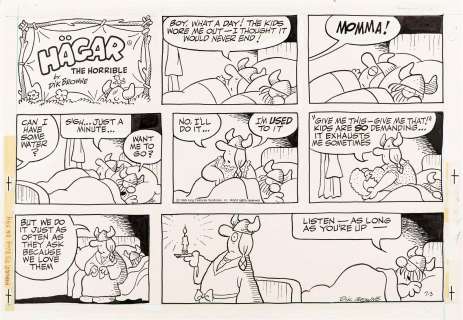Browne Dik - "Hagar the Horrible", 1988 | Finarte