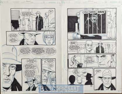 Steve Dillon | Preacher 55 Pgs 17 - 18 By Steve Dillon Issue 55 Page 17 18 | BritComicsArt