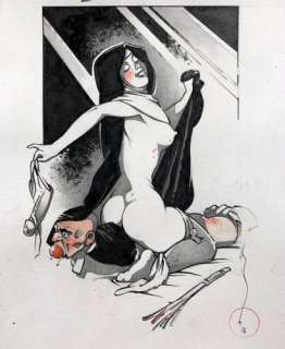 Michetz. Dessin original érotico-comique illustrant une… | Dagoty