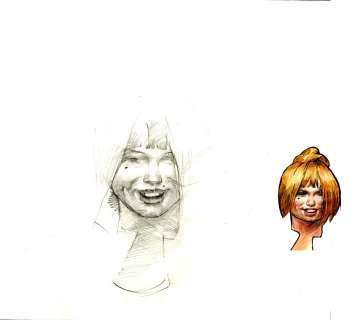 Beb-Deum - 2 portraits "Fille"