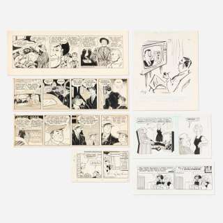 7 Newspaper Comic Strip Original Art Group | Landry Pop Auctions