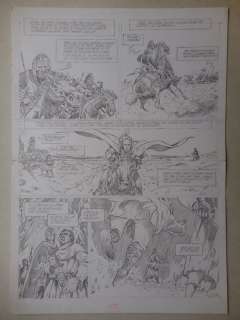 Verhaeghe, Christian - Original page in pencil (p.12) - Kroniek der Guldensporenslag | Catawiki