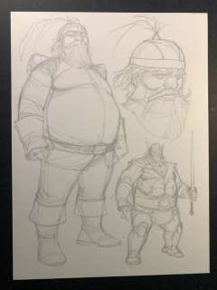 Bernard Chang | CAPTAIN AMERICA x VOLSTAGG #1 VOLSTAGG character sheet | Bernard Chang