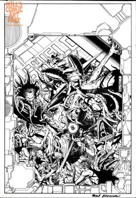 George Perez Phil Jimenez | Ultraforce / Spider-Man 1 Cover (Marvel, 1996) Pã©Rez Inks! | Will’s Comic Art Page