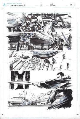 Brian Thies | Star Wars Legacy Issue 08 Page 17 | Splash Page