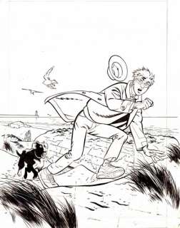 Lot #424 | Dodier. Couverture originale Jérôme Bloche | BDEnchères