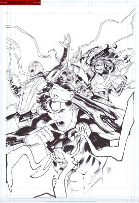 Dan Mora | Covers / Pinups Issue Absolute Power # 4 Page Cover | Kwan Chang