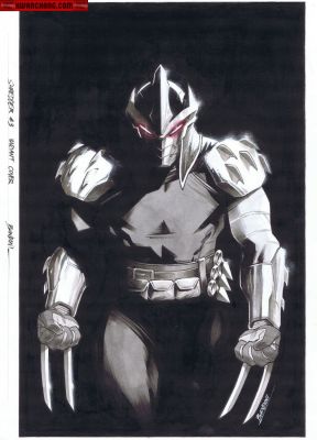 Michele Bandini | Covers / Pinups Issue Shredder # 3 Page Cover | Kwan Chang